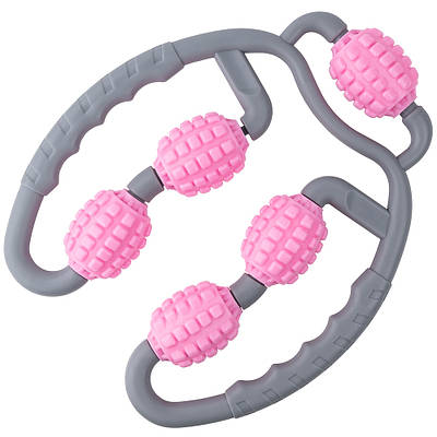 Роликовий масажер антицелюлітний універсальний для тіла LOSSO U-5 рожевий