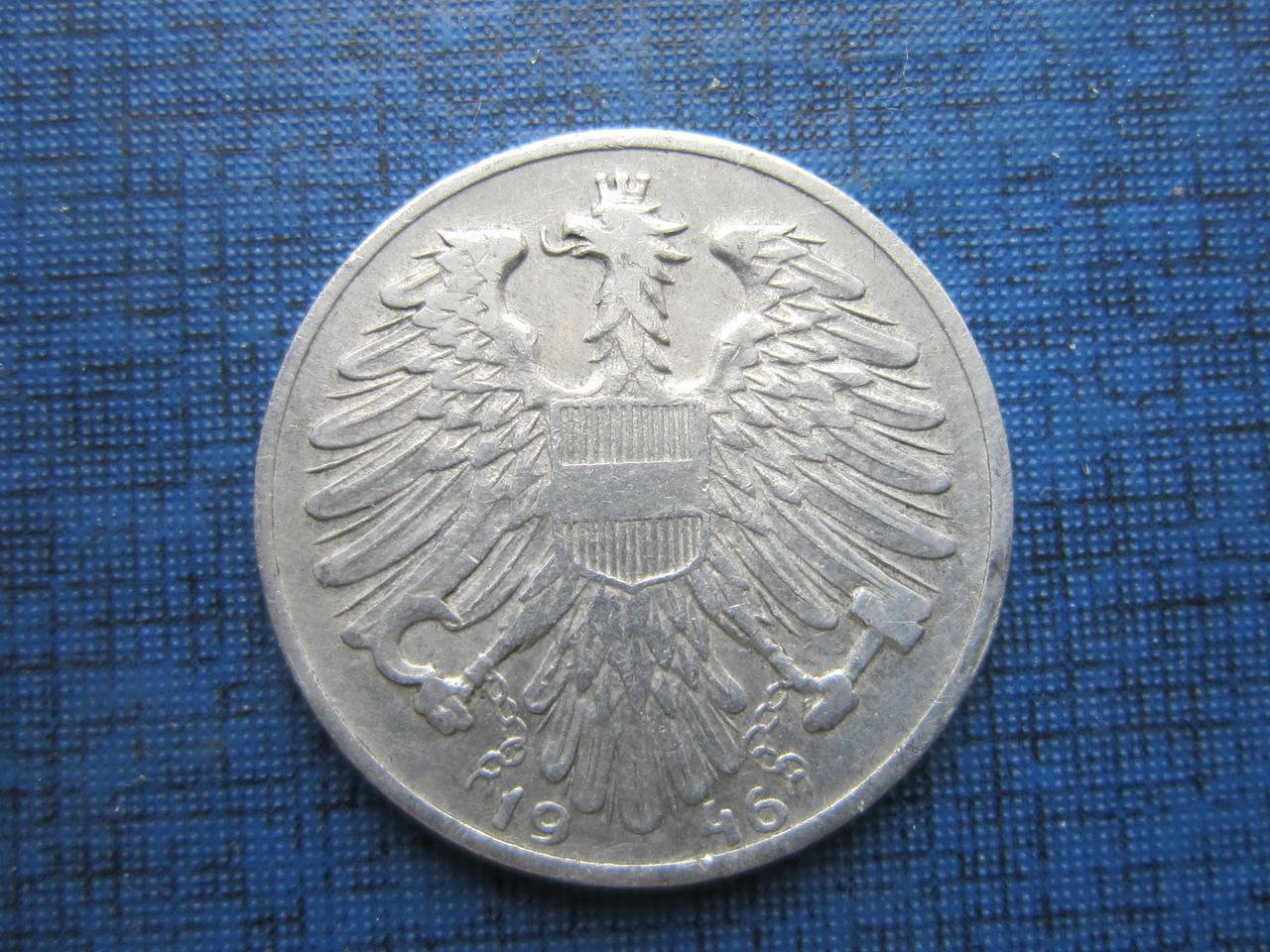 Монета 1 шилінг Австрія 1947 1946 два роки ціна за 1 монету - фото 4 - id-p360423038