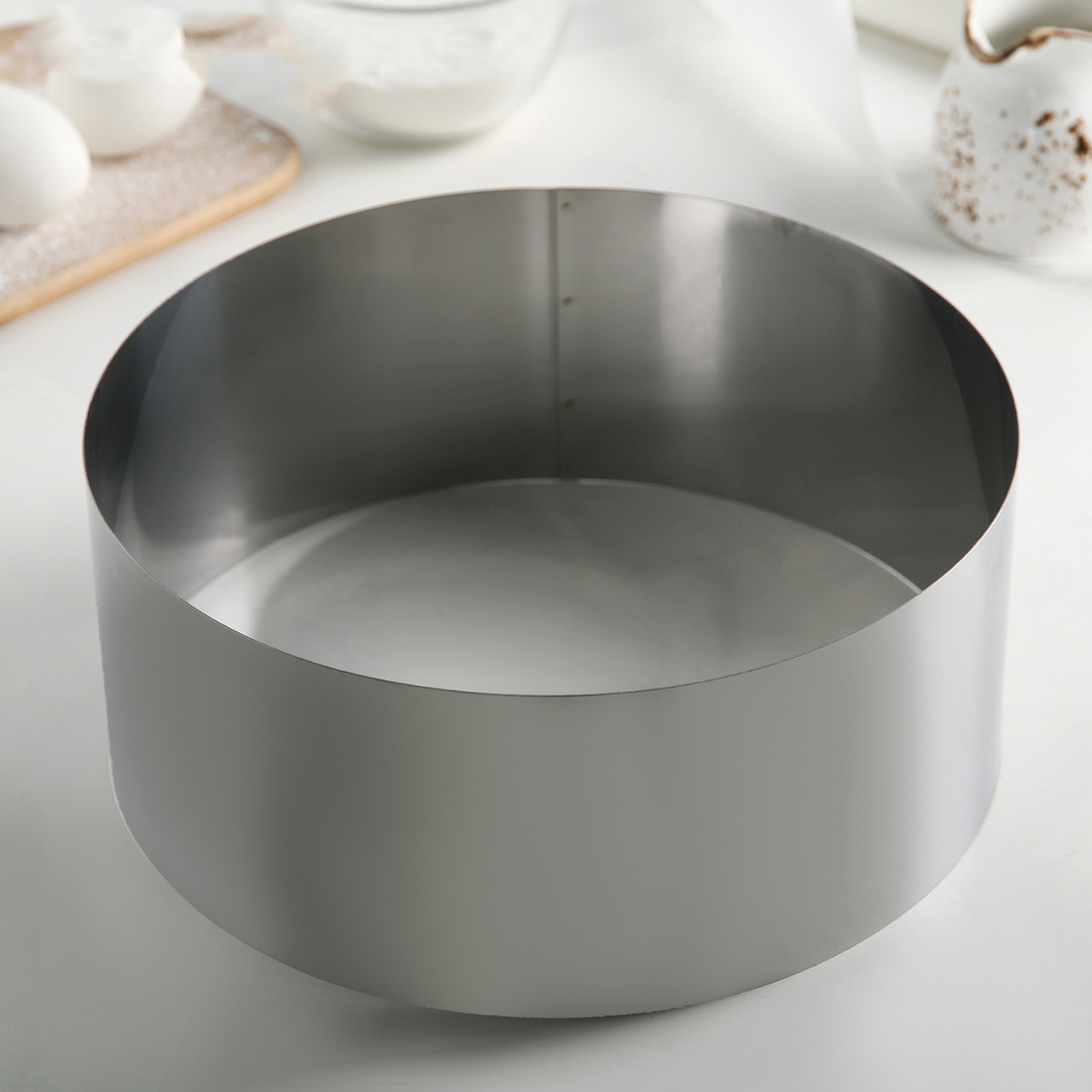 Форма для випічки і викладки "Коло" h=10 см, d=26 см, товщина 0,5 мм, фото 1