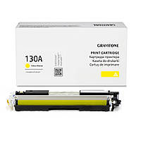 Картридж совместимый HP 130A (CF352A) Yellow, жёлтый, 1.000 стр., аналог от Gravitone