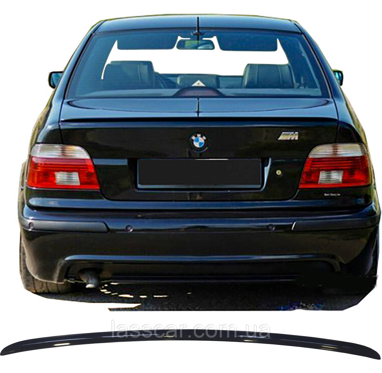 Спйлер Сабля ліп-спойлер на BMW E39 5 series 1996-2003 Lasscar