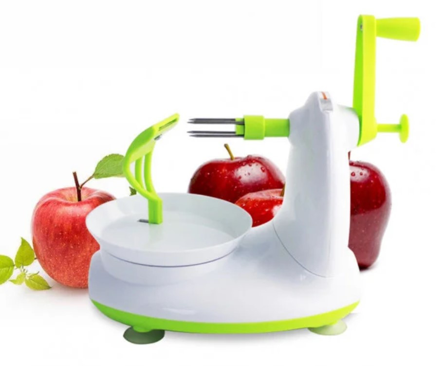 Автоматична машинка для чищення і нарізки яблук Apple Peeler | Яблокочистка | Яблокорезка
