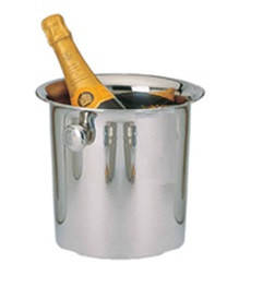 Відро для охолодження вина 5л Кулер для вина Кулер для льоду Відерце для льоду нержавіюче Відро для шампанського, фото 2