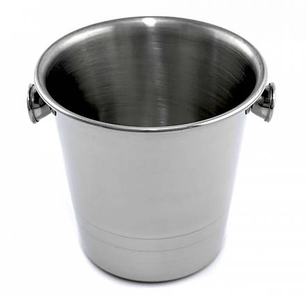 Відро для льоду 1л Кулер для льоду Охолоджувач пляшок Відро для сервірування столу Відра для вина та шампанського, фото 1