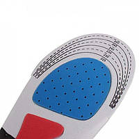 Гелеві спортивні устілки, з захистом п'яти чоловічі "225-250 25 см"-"250-280 28 см"