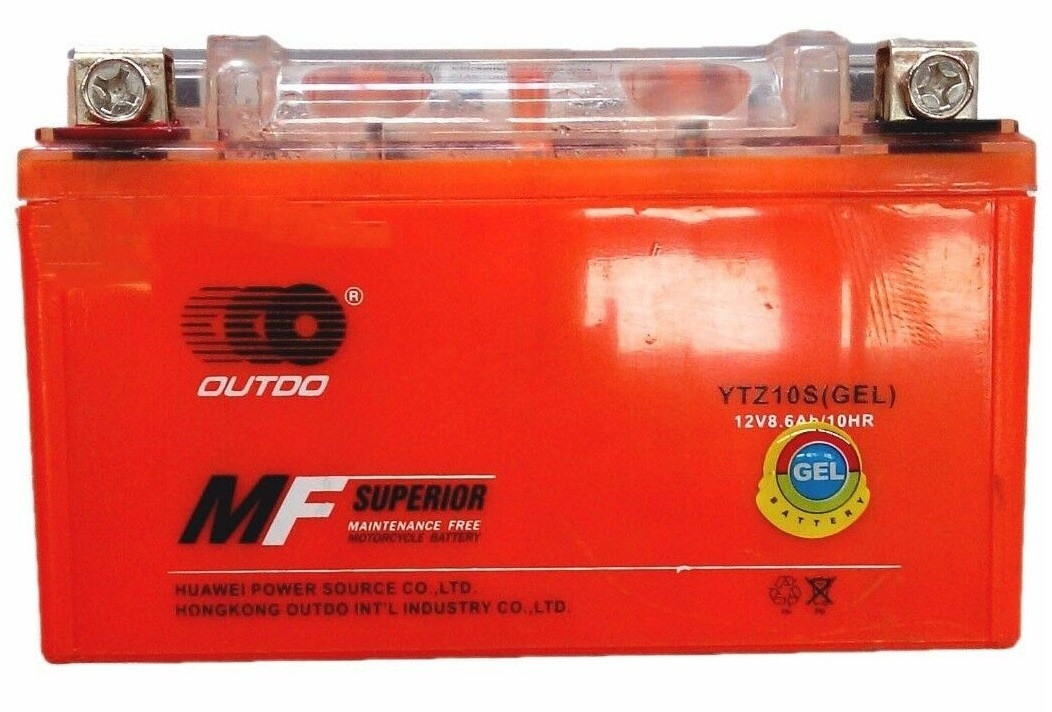 Аккумулятор Outdo (Аутду) Moto 12v 8.6A Ytz10s GEL, фото 1
