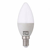 Лампа светодиодная свеча E14 8W (3000К) теплый свет LED "ULTRA-8" Horoz