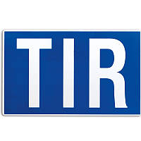 Информационная табличка TIR (Alta)