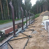 Шумозахисний екран з полікарбонату, Шумозахист на паркан з полікарбонату, фото 6