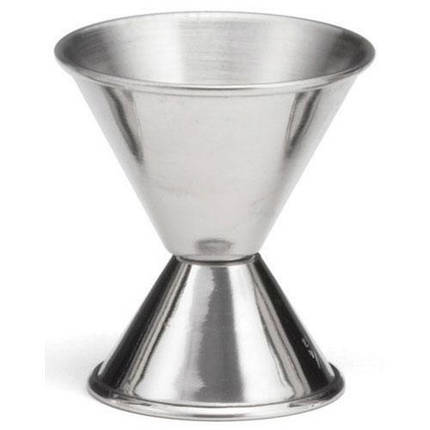 Джиггер 22.5/ 45 мл (3/4×1 1/2 ун) професійні барні аксесуари та обладнання, фото 1
