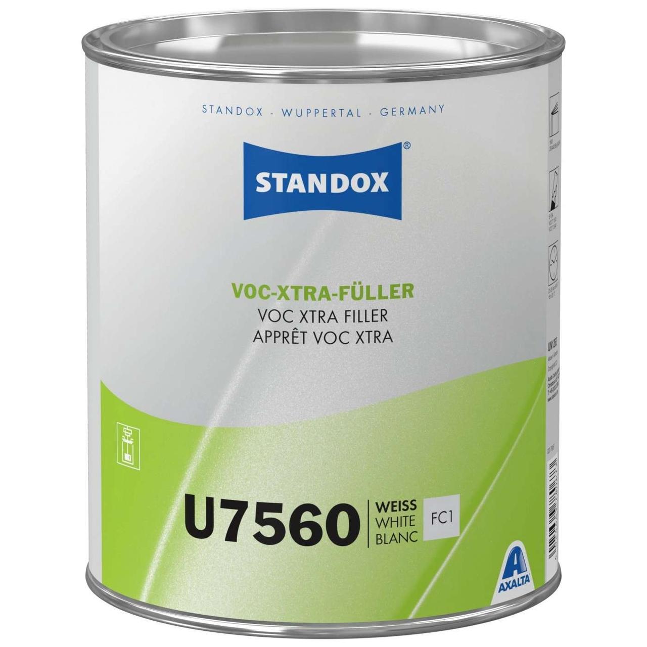 Акриловий грунт-наповнювач Standox VOC Xtra Filler U7560 3.5 л бiлий