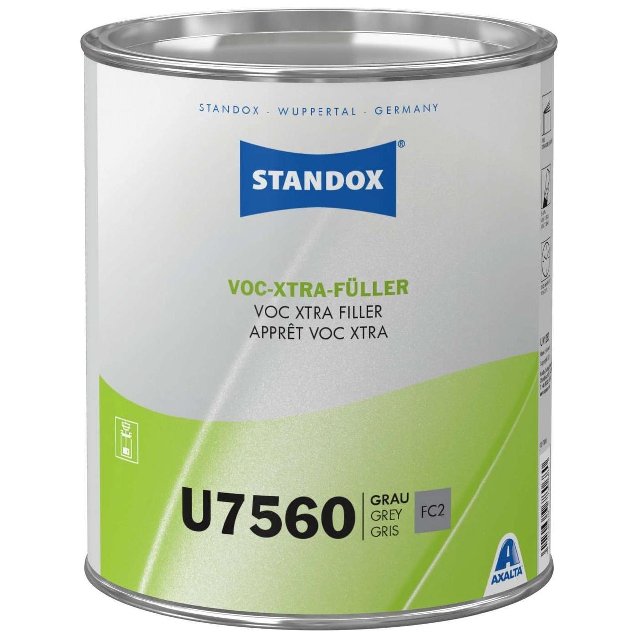 Акриловий грунт-наповнювач Standox VOC Xtra Filler U7560 3.5 л свiтло-сiрий