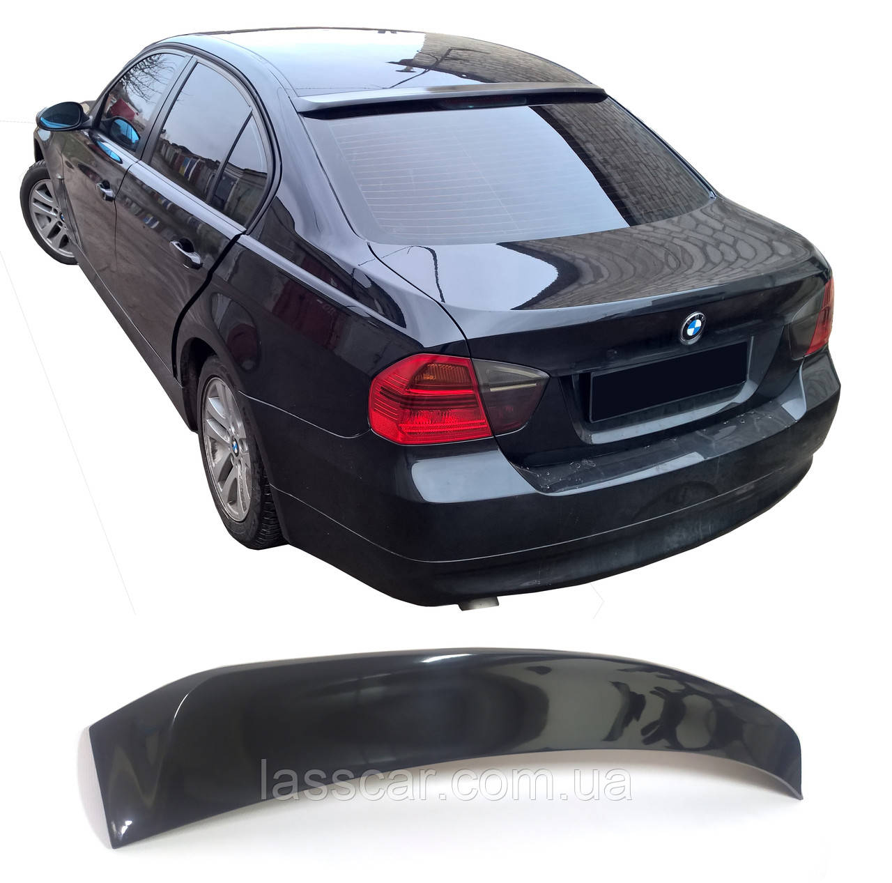 Бленда LASSCAR (Козирок, спойлер заднього скла) на BMW E90