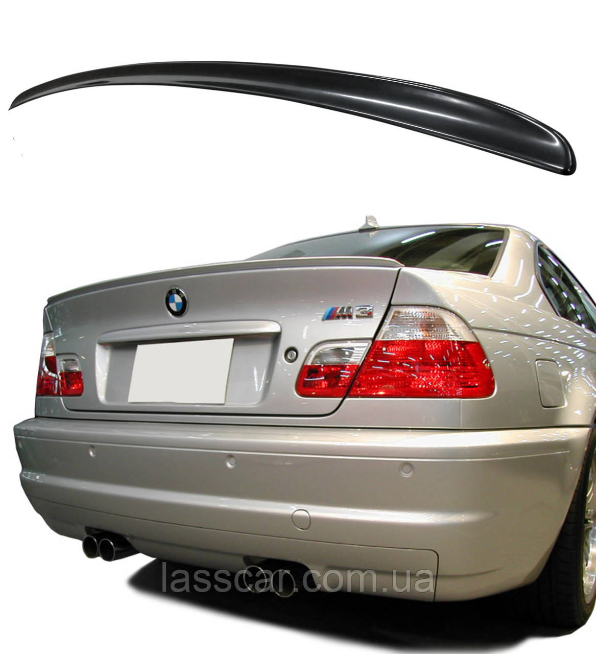 Спойлер (Шабля, лип-спойлер) на седан BMW E46