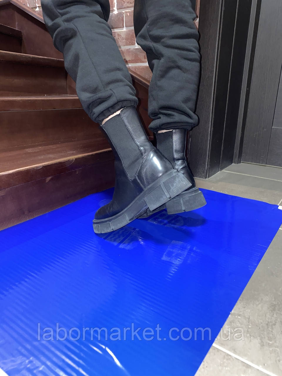 Антимікробний килимок 40х60 см (синій), фото 1