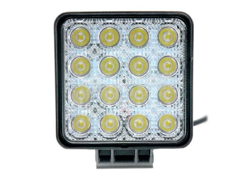 Світлодіодні фари 48W Додаткова фара світлодіодна 48 Вт, 16 діодів Дальнє світло Spot, фото 1