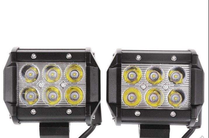 ФАРА ДІОДНА D 18W ДАЛЬНЄ СВІТЛО, фото 1