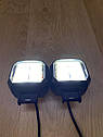 Найяскравіші LED фари 20 W світлодіодні Лэд не сліплять зустрічних СТГ Квадратні, фото 2