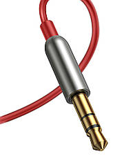 Bluetooth ресивер Baseus BA01 USB Wireless - mini-jack 3.5 Червоний/ Сріблястий (CABA01-09), фото 4