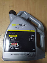 Моторне масло Renault - Castrol GTX RN 5W-30 RN 0720 5л. - виробництва Renault - 7711658108