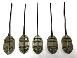 Фідерна кормушка флет-метод 40-110 грам. зі стабілізатором польоту