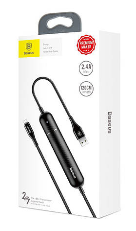 УМБ Power Bank (зовнішній акумулятор) для телефону Baseus Energy 2в1 2500 мАг Чорний (CALXU-01), фото 3