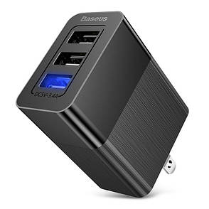 Універсальний зарядний пристрій (зарядка) для телефону Baseus Duke Universal Чорний (CCALL-GJ01), фото 3