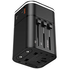 Універсальний зарядний пристрій (зарядка) для телефону Baseus Removable 2in1 Чорний (TZPPS-01), фото 6