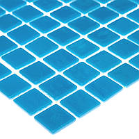Мозаика MK25102 SKY BLUE голубая облицовочная для ванной, душевой, кухни