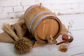 Бочка дубова 10 л. для самогону, вина, коньяку, кальвадосу, віскі, бренді, рому. Покриття воском у Подарунок!