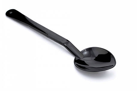 Ложка сервірувальна з полікарбонату 330 мм чорна, фото 1