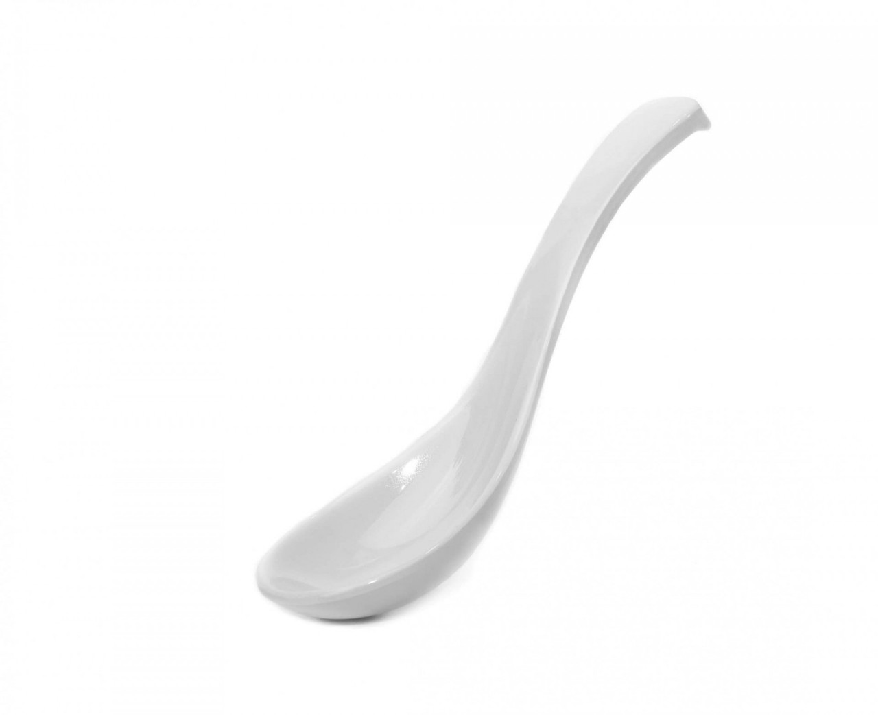 Ложка біла 145×42 мм із меламіну Ложка пластикова багаторазова Ложка для компліменту