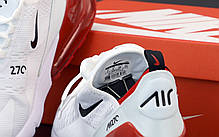 Кросівки чоловічі Найк Nike Air Max 270 White. ТОП Репліка ААА класу., фото 2