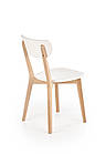 Стілець BUGGI Halmar бук/білий, фото 7