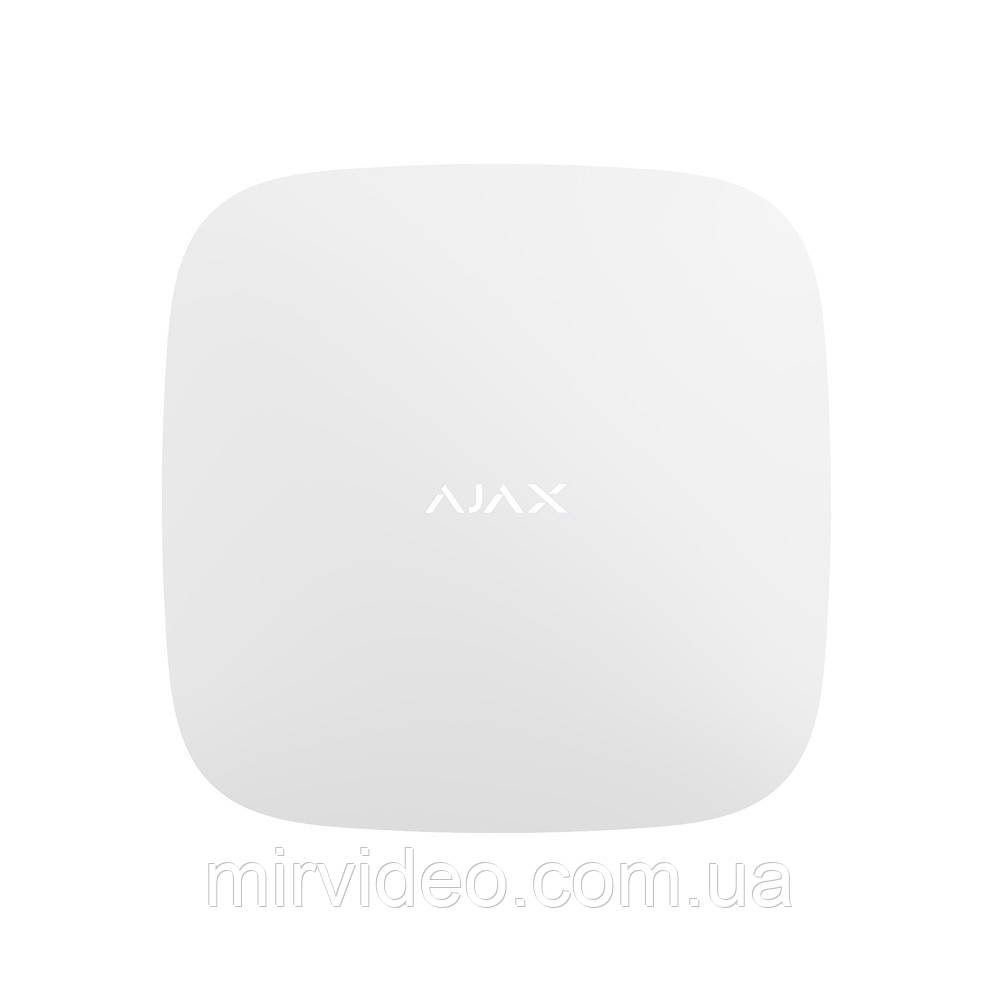 Інтелектуальна централь Ajax Hub 2 (2G) біла, фото 1