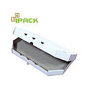 Коробка для піци кальцоне біла 340х170х35 мм, фото 2