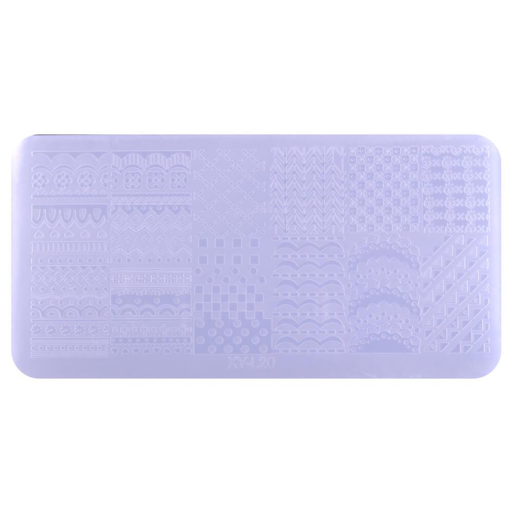 Акрилові пластини для стемпинга XY-20 MAXXIMUM *