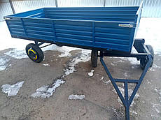 Причіп двовісний для міні і мототракторов Буковинка (без коліс)