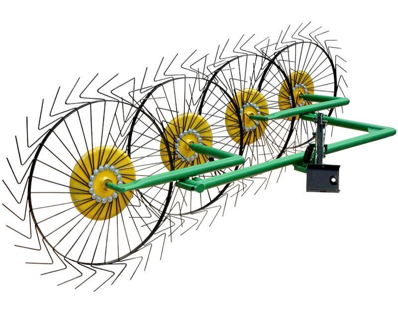 Граблі-ворушилки ГВР-4 ДТЗ з кріпленням (4 сонечка, тракторні)