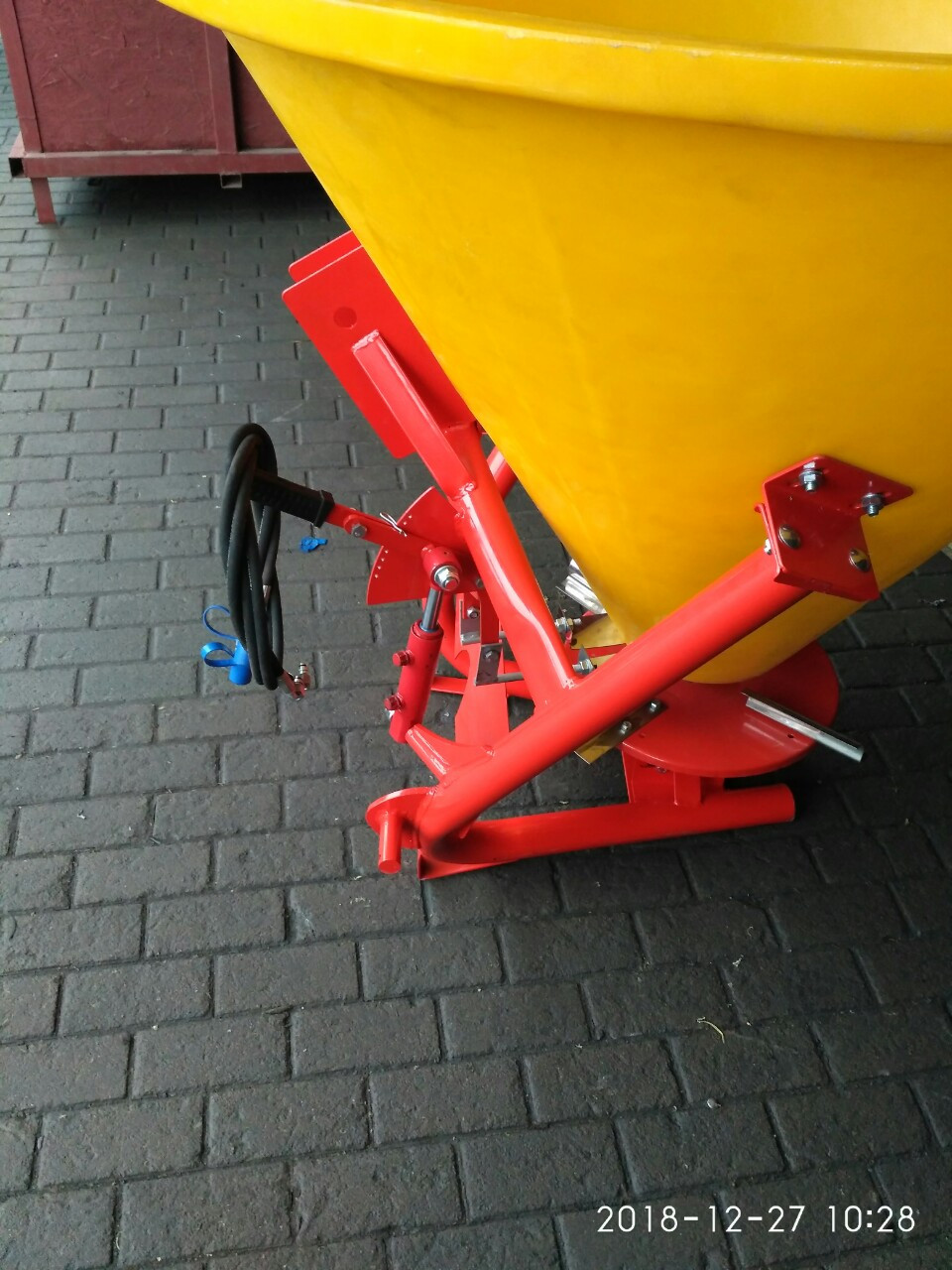 РУМ 200 л з гідравлікою Jar-Met (пластик, диск нержавіюча сталь, 6 лопатей) Польща, фото 1