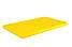 Дошка обробна HDPE з жолобом 500×300×18 мм 6 протиковзких ніжок жовта, фото 2