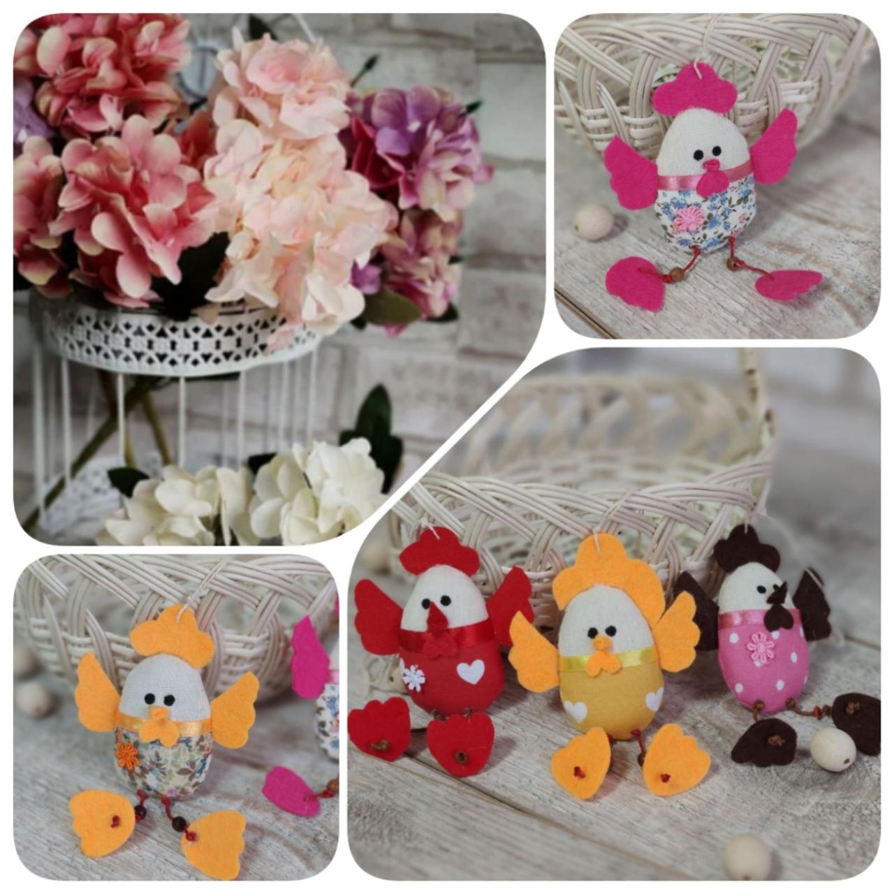 Яйце великоднє Курчатко, Н-15 см, заготовка для віночка або підвіска для корзини., фото 1