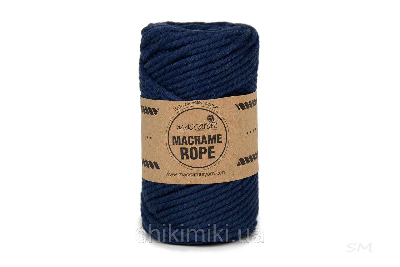 Еко шнур Shikimiki Rope 4mm, колір Синій