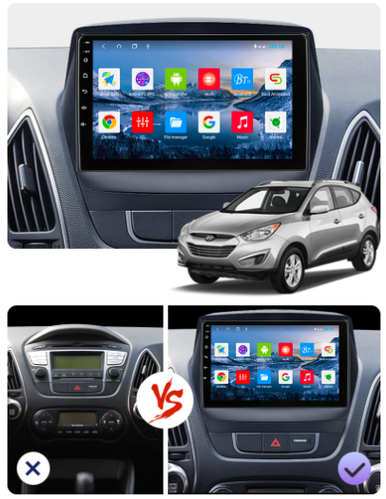 Магнитола Hyundai IX35 2009-2015 на Android. Экран 10 дюймов, цена 6700 ...