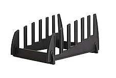 Підставка під 6 обробних дощок товщиною до 25 мм. 316×230×170 мм чорна, фото 3