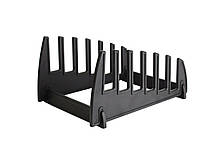 Підставка під 6 обробних дощок товщиною до 25 мм. 316×230×170 мм чорна, фото 4