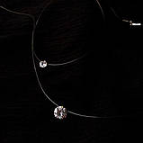 Кулон камінчиків на волосіні підвіска невидима кулон циркон Xuping Jewelry, фото 8