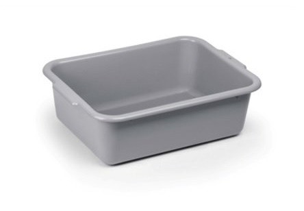 Лоток для сервісного візка сірий пластик 540×385×135 мм в упаковці 24шт