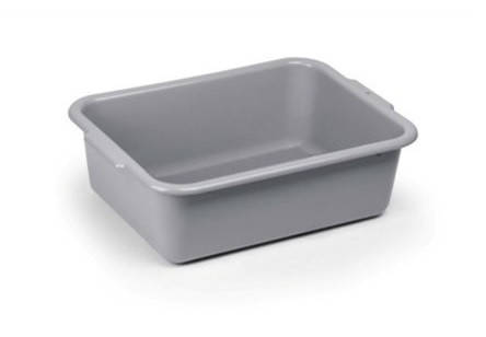 Лоток для сервісного візка сірий пластик 540×385×135 мм в упаковці 24шт, фото 1