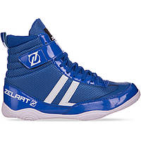 Обувь для Бокса Боксерки замшевые Zelart Boxing BO-2301 размер 44 Blue-White